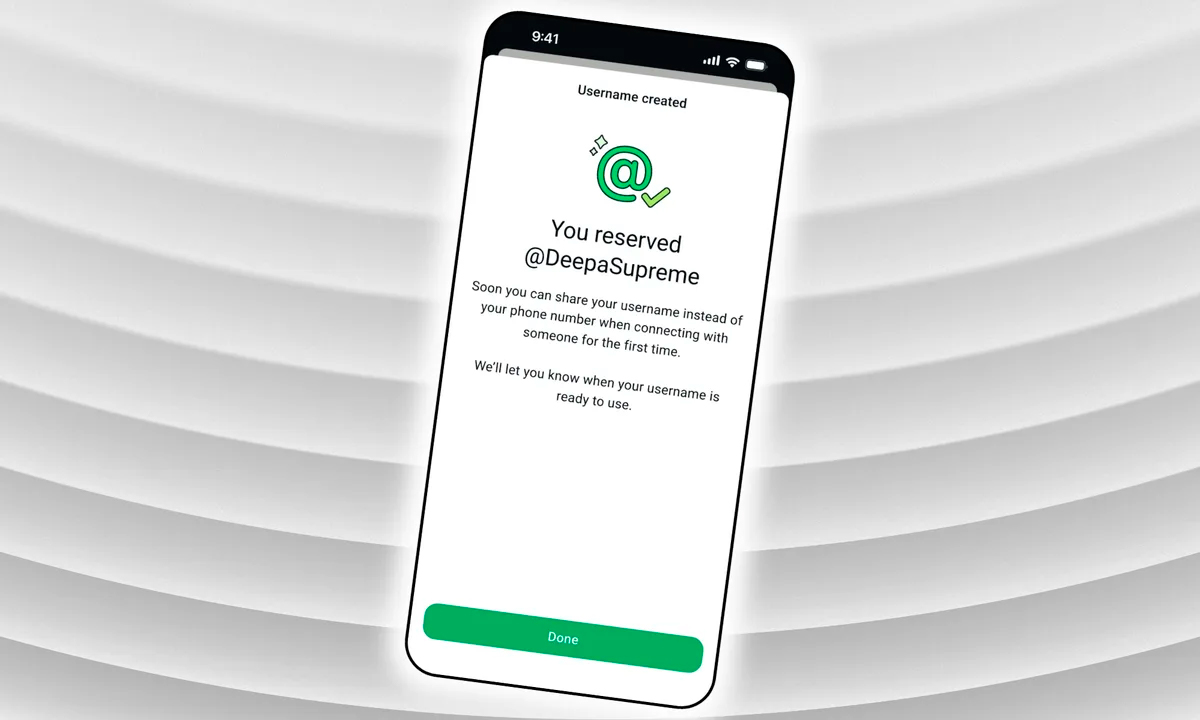 O WhatsApp já permite reservar nomes de utilizador