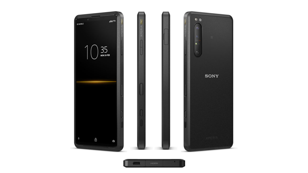 Sony lança Xperia Pro com conectividade 5G e ecrã OLED 4K