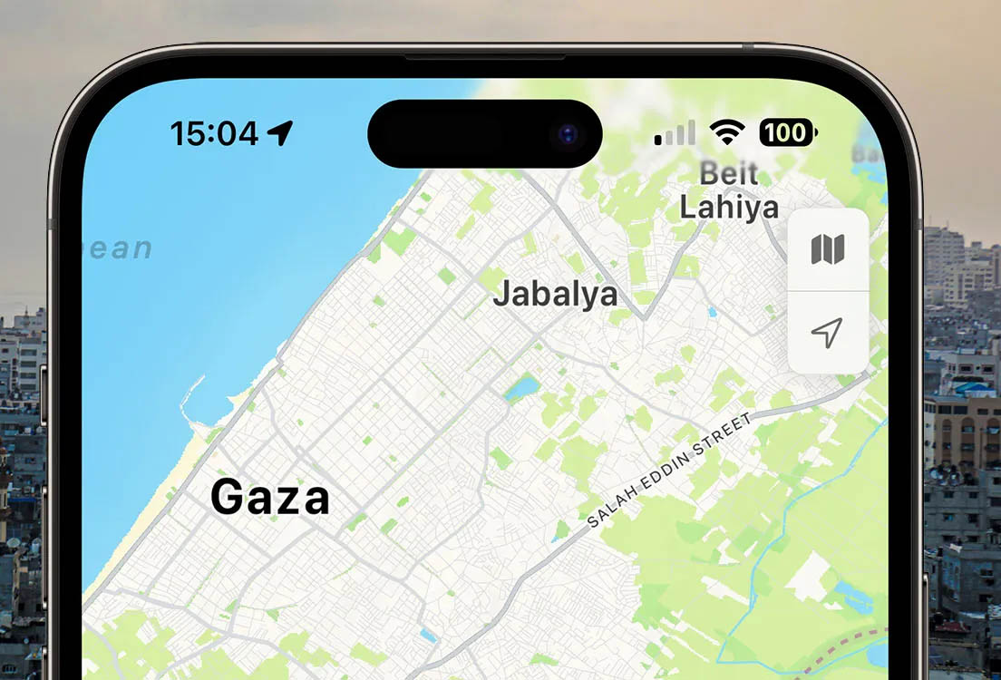 Apple e Google desativaram trânsito em tempo real em Israel e Gaza