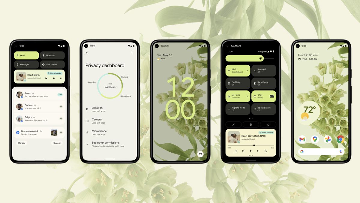 Google lança o Android 12, uma versão mais focada na privacidade