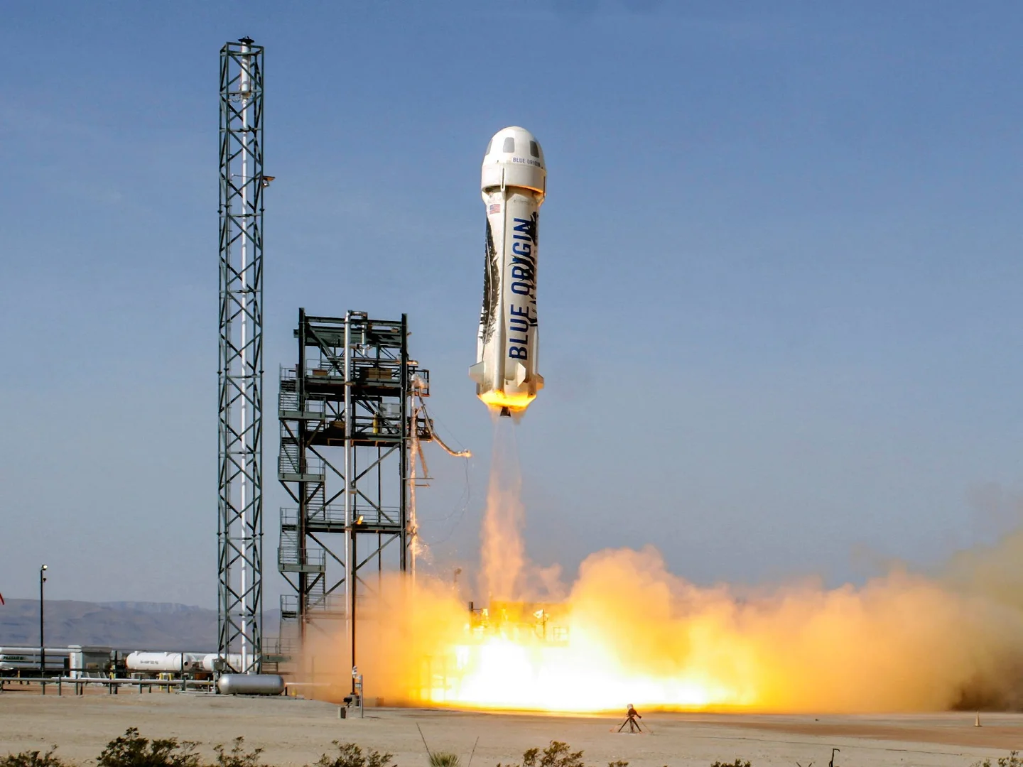 Blue Origin lançou a terceira missão à borda do espaço