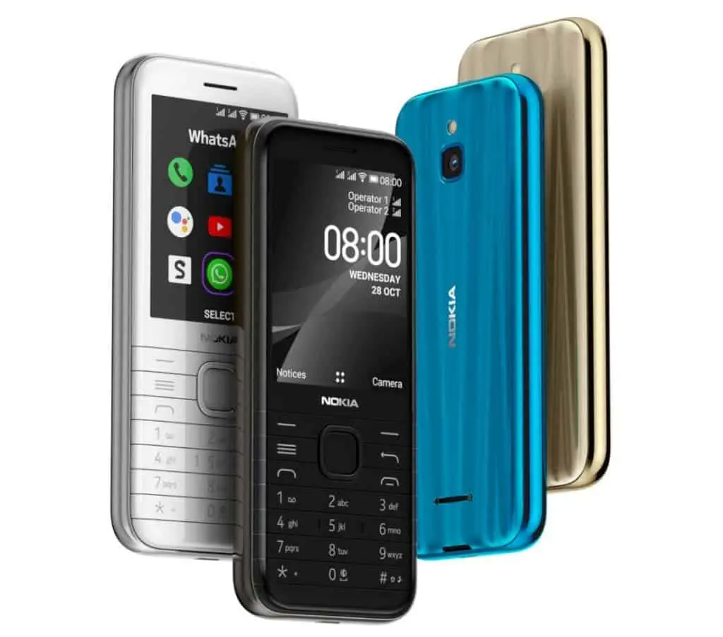 Nokia 6300 e 8000 são relançados em versão 4G