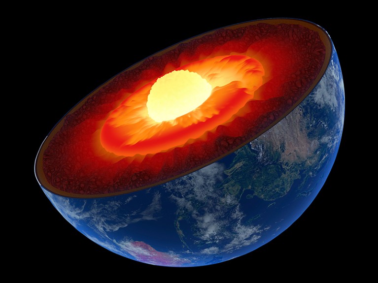 Estudo sugere que rotação do núcleo interno da Terra pode ter parado recentemente