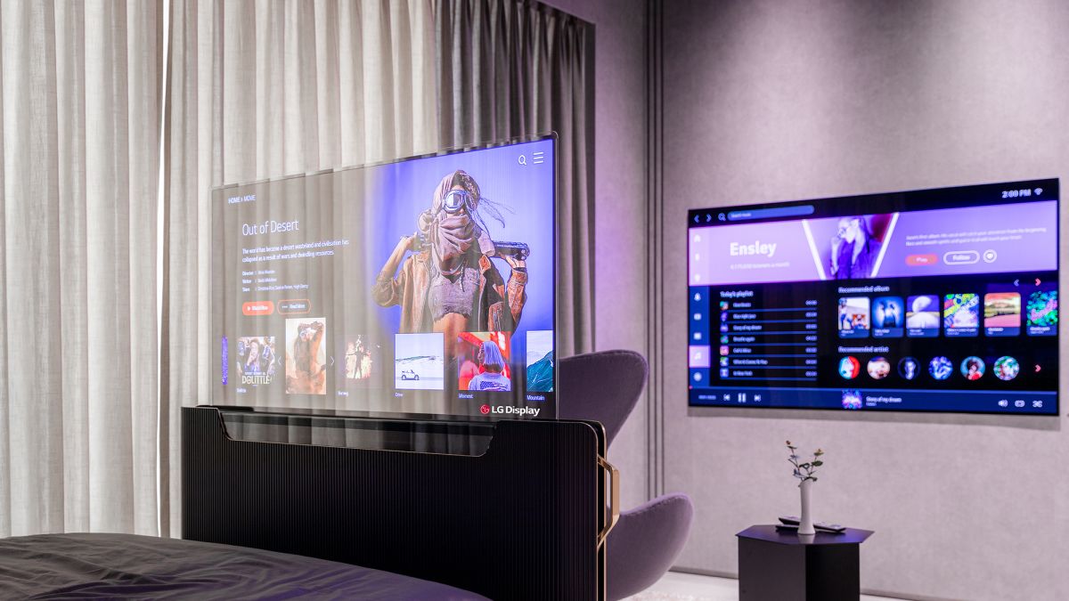 CES 2024: LG e Samsung apresentaram televisões com displays LED transparentes
