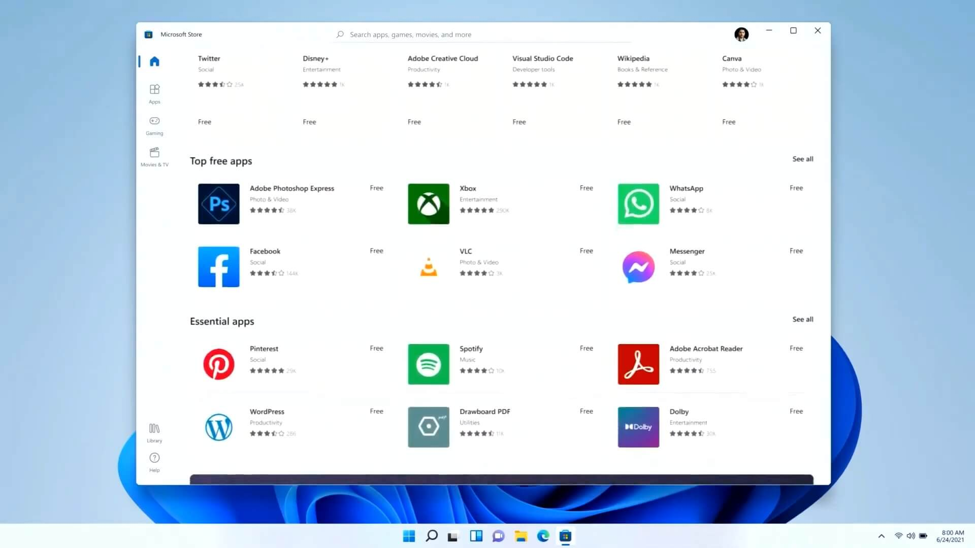 Windows 11 vai receber apps Android em Fevereiro